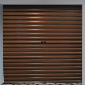 Single Steel Roll-Up Garage Door (Standard) - Brown