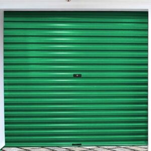 Single Steel Roll-Up Garage Door (S245) - Green
