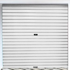 Single Steel Roll-Up Garage Door (Standard) - White