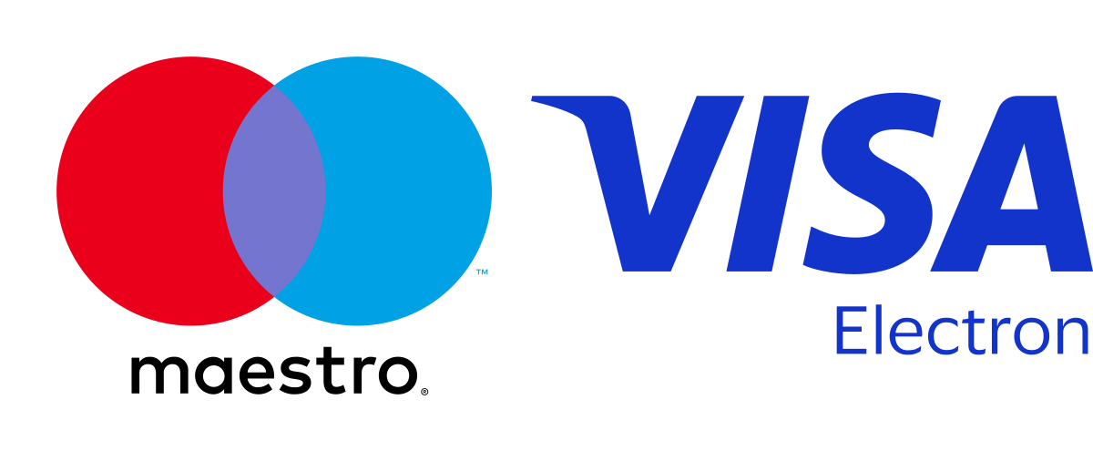 Maestro and Visa Electron debit card logos