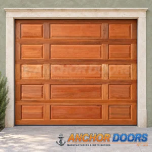 Single Tuscan Meranti Sectional Garage Door | Standard